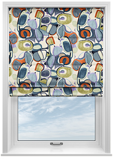 Pop, Denim - Roman Blind